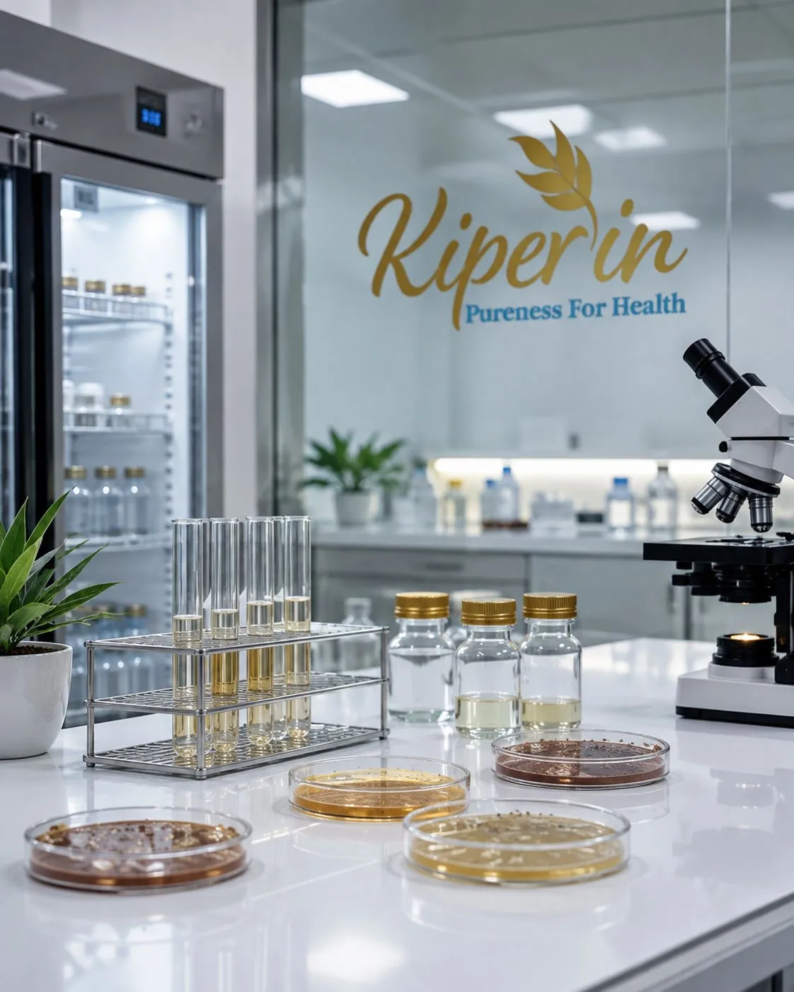 Kiperin üretim ve dolum hattı
